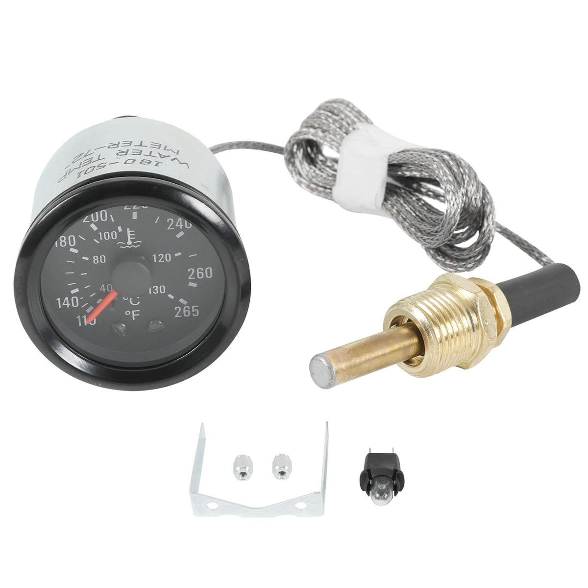 JDMSPEED front gauge face showing clear temperature markings and quick interpretation benefit