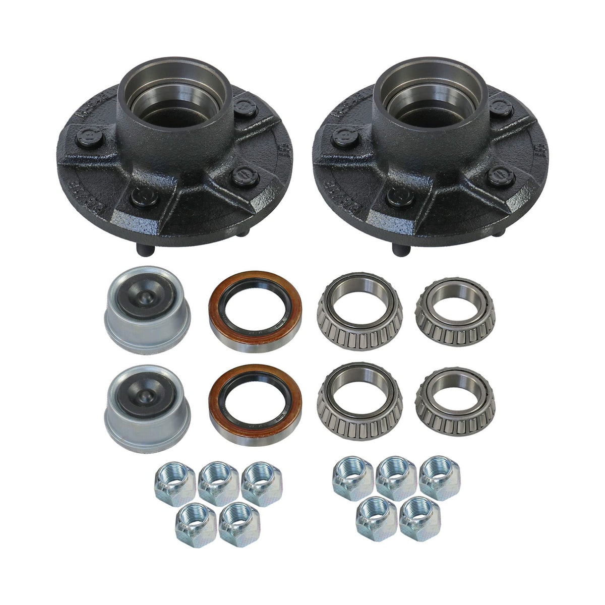 JDMSPEED front view hub showing flange and bolt pattern for easy fit verification