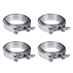 JDMSPEED front packaging showing 2.5" V-band kit and contents, durable stainless finish