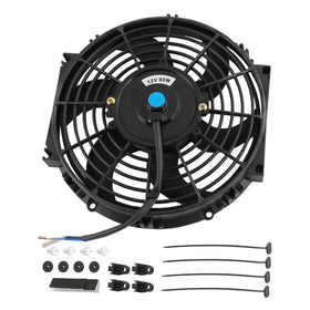 JDMSPEED front 10-inch fan showing slim frame and strong airflow benefit