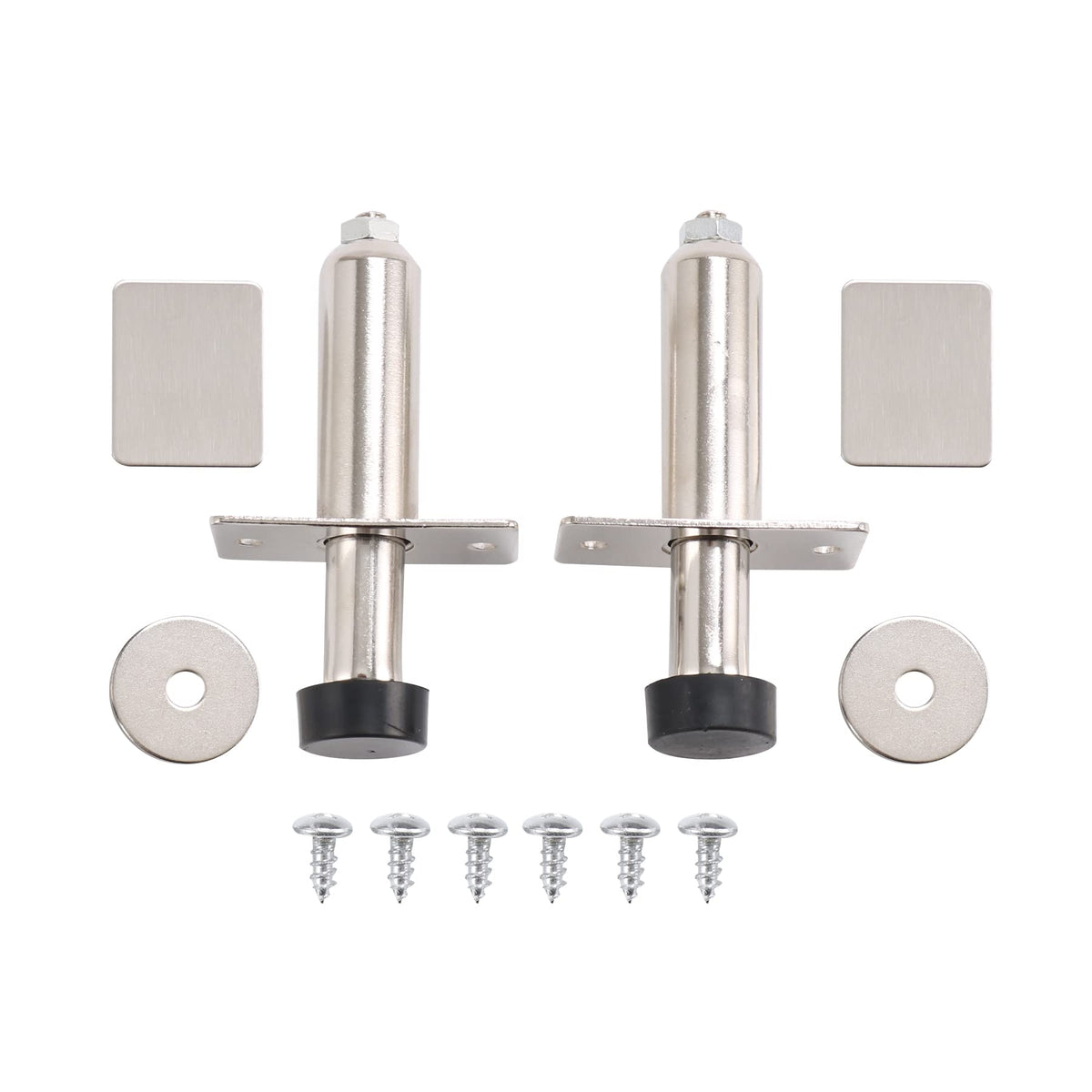 JDMSPEED front view chrome poppers showing polished finish and clean look