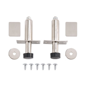 JDMSPEED front view chrome poppers showing polished finish and clean look
