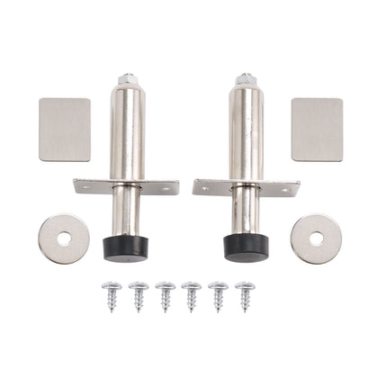 JDMSPEED front view chrome poppers showing polished finish and clean look