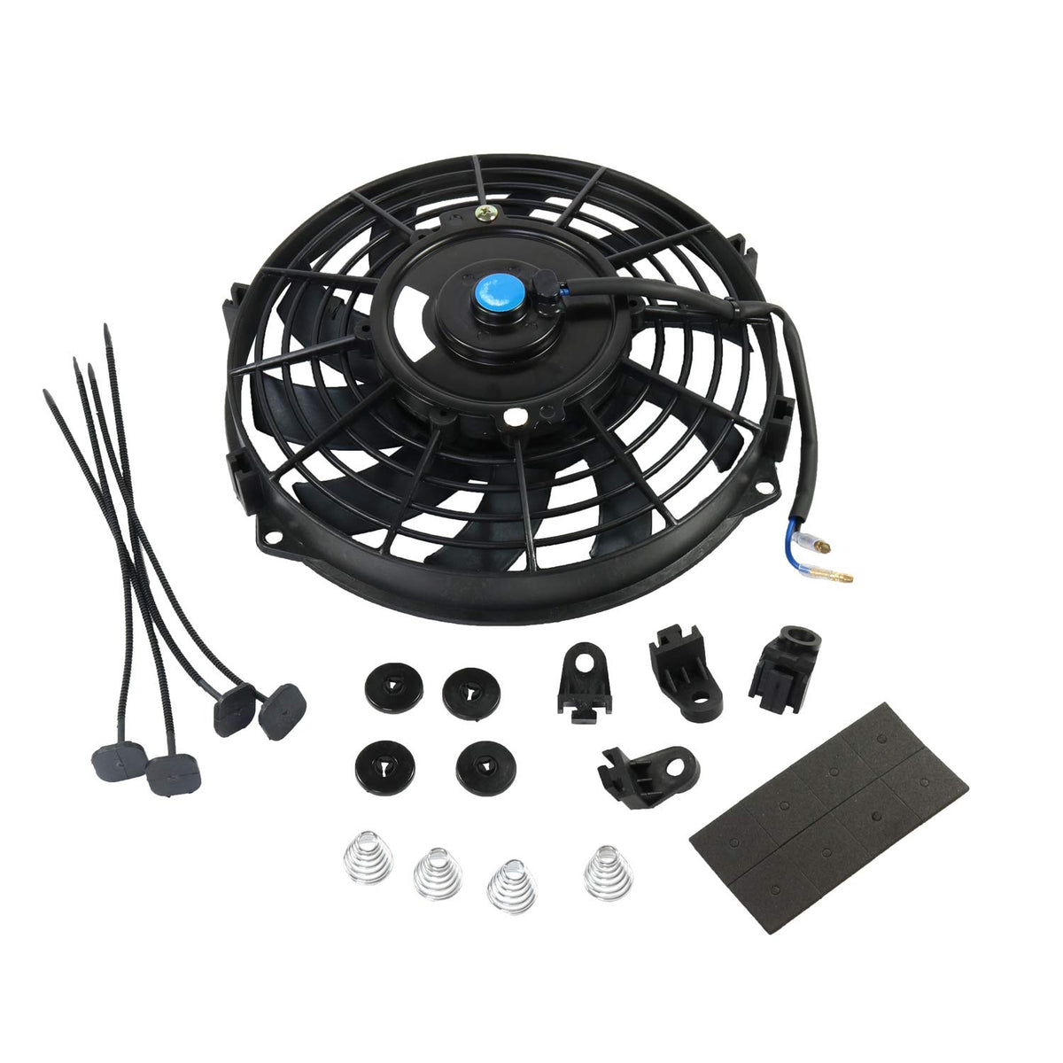JDMSPEED front view slim fan showing compact profile and strong airflow benefits