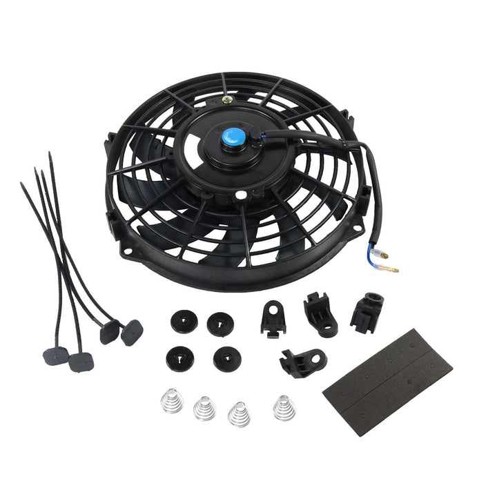 JDMSPEED front view slim fan showing compact profile and strong airflow benefits