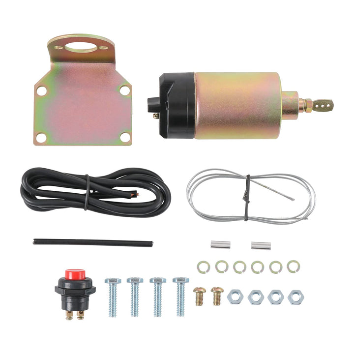 JDMSPEED front view of solenoid kit showing all components and easy install benefit
