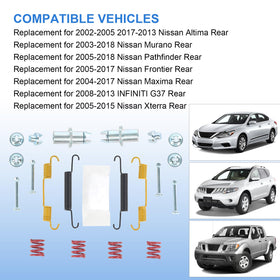 JDMSPEED spread of all included parking brake hardware parts for quick inventory