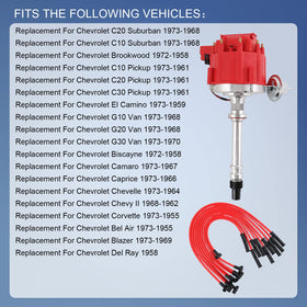 JDMSPEED close-up of red HEI distributor cap showing terminal design and secure fit benefit