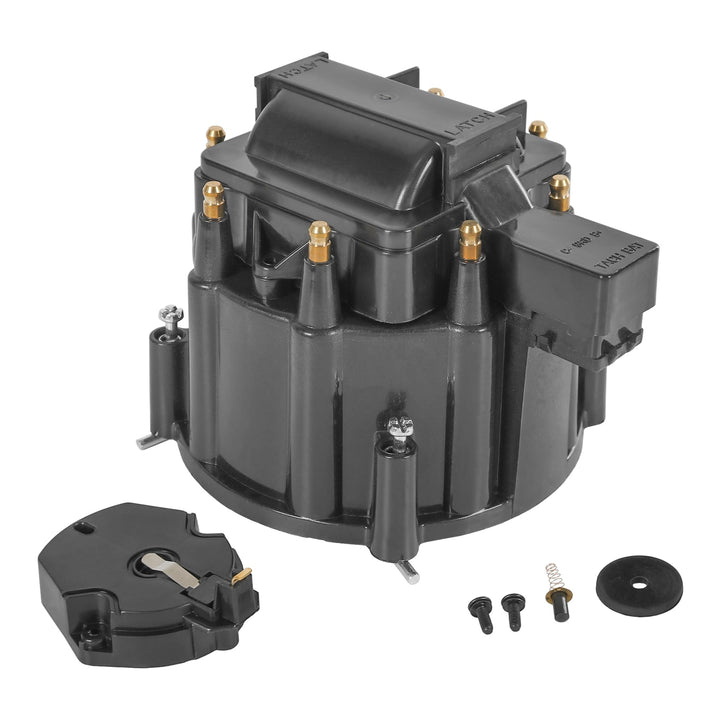 JDMSPEED front view of HEI distributor cap and rotor showing fit and finish benefit