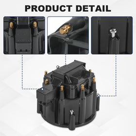 JDMSPEED distributor cap installed in engine bay demonstrating reliable fitment benefit