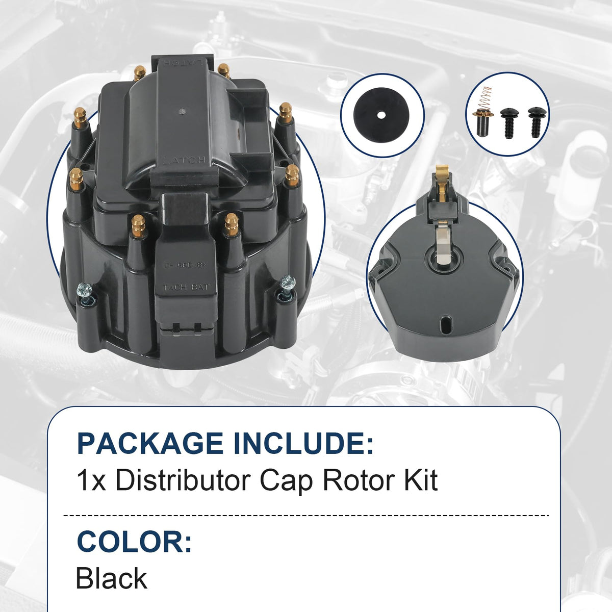 JDMSPEED kit with matching black coil cover showing organized parts benefit