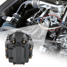 JDMSPEED cap and rotor beside tools showing scale and easy-install benefit