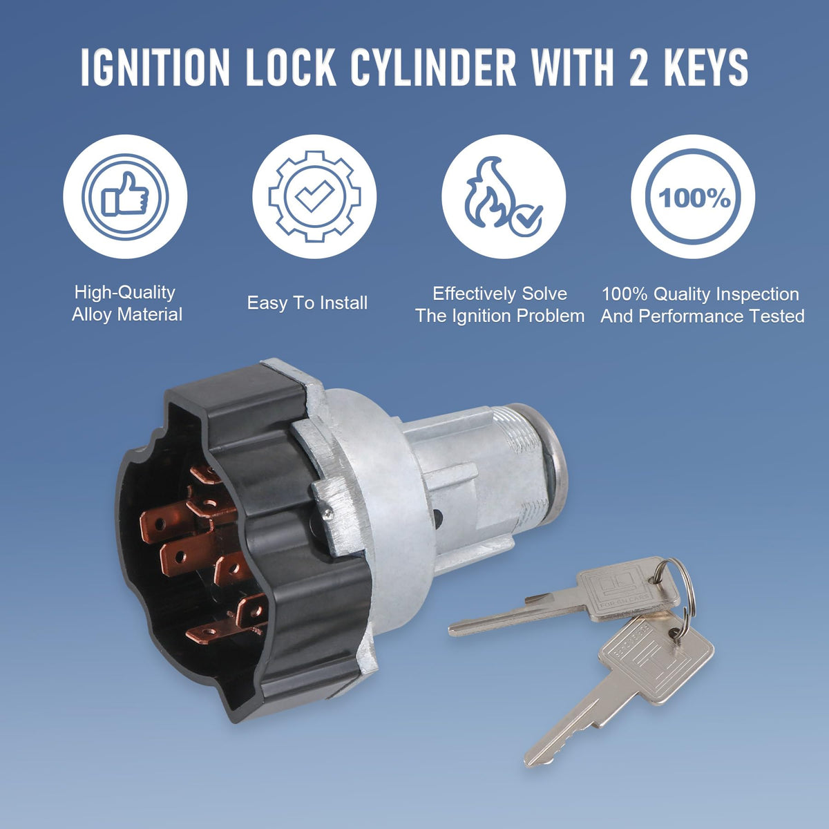 Two JDMSPEED keys laid next to cylinder for immediate use