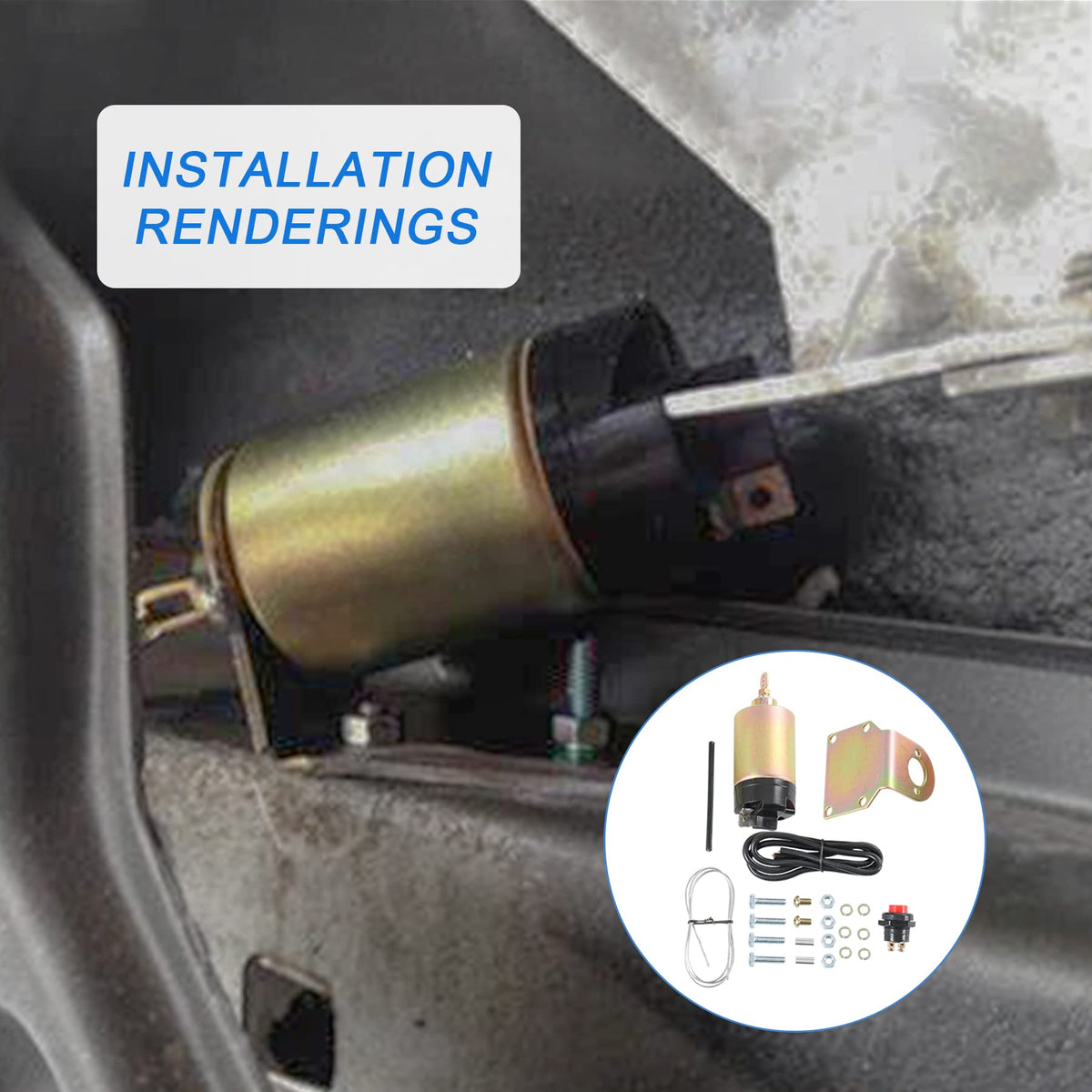 JDMSPEED installed in vehicle trunk showing clean shaved-handle functionality