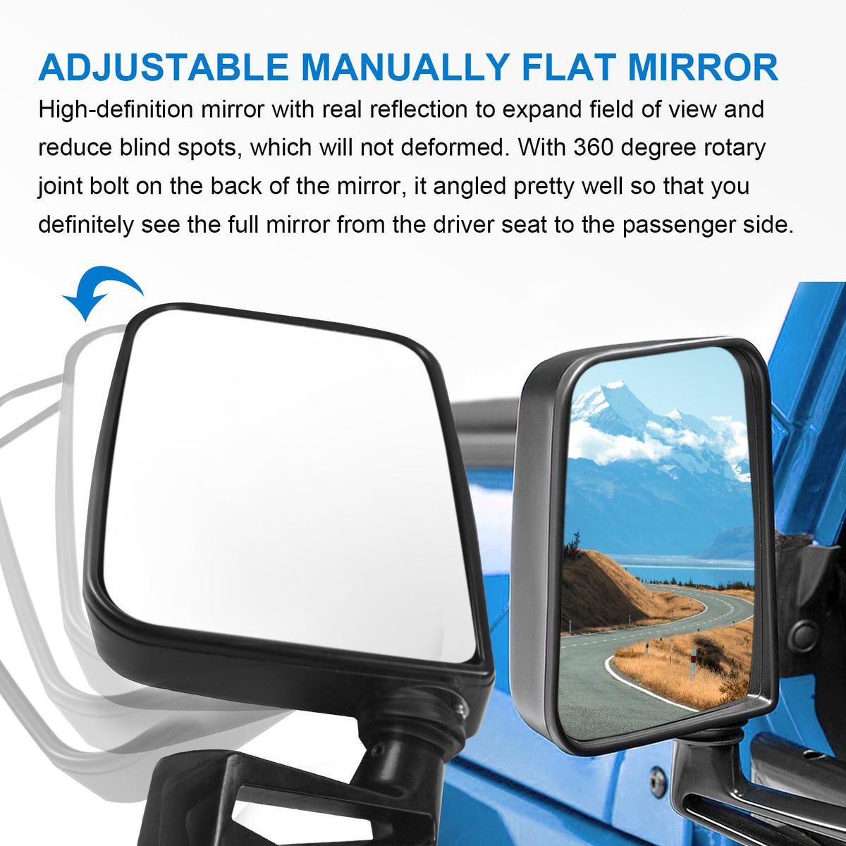 JDMSPEED installed on driver side demonstrating improved sightlines and stable fit