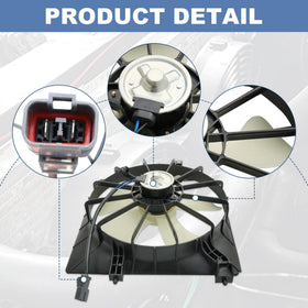 JDMSPEED fan installed in a Civic engine bay demonstrating restored cooling performance