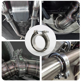 JDMSPEED installed on turbo downpipe demonstrating secure connection