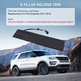 JDMSPEED molding installed on Explorer demonstrating exact OEM fit benefit