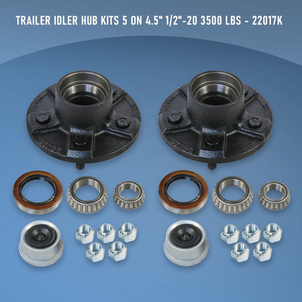 JDMSPEED hub installed on a boat trailer wheel assembly for durable towing