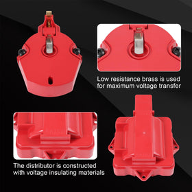 JDMSPEED red coil cover paired with cap for consistent appearance