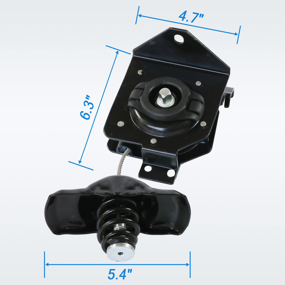 JDMSPEED hoist mounted with spare tire visible for proper fit confirmation