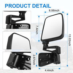 JDMSPEED mounting hardware and door bolt pattern showing easy direct-fit installation