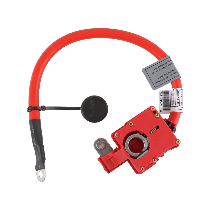 JDMSPEED positive battery cable front view showing exact fit and reliability