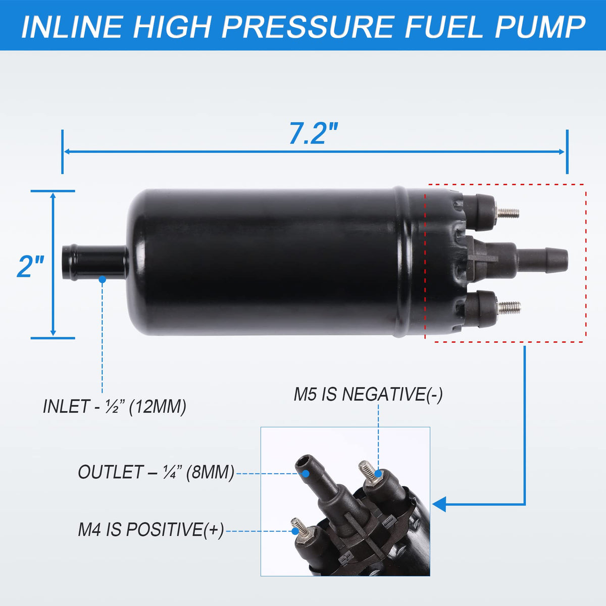 JDMSPEED pump mounted in engine bay demonstrating improved fuel delivery
