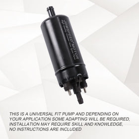 JDMSPEED pump beside a ruler showing compact size and installation clarity