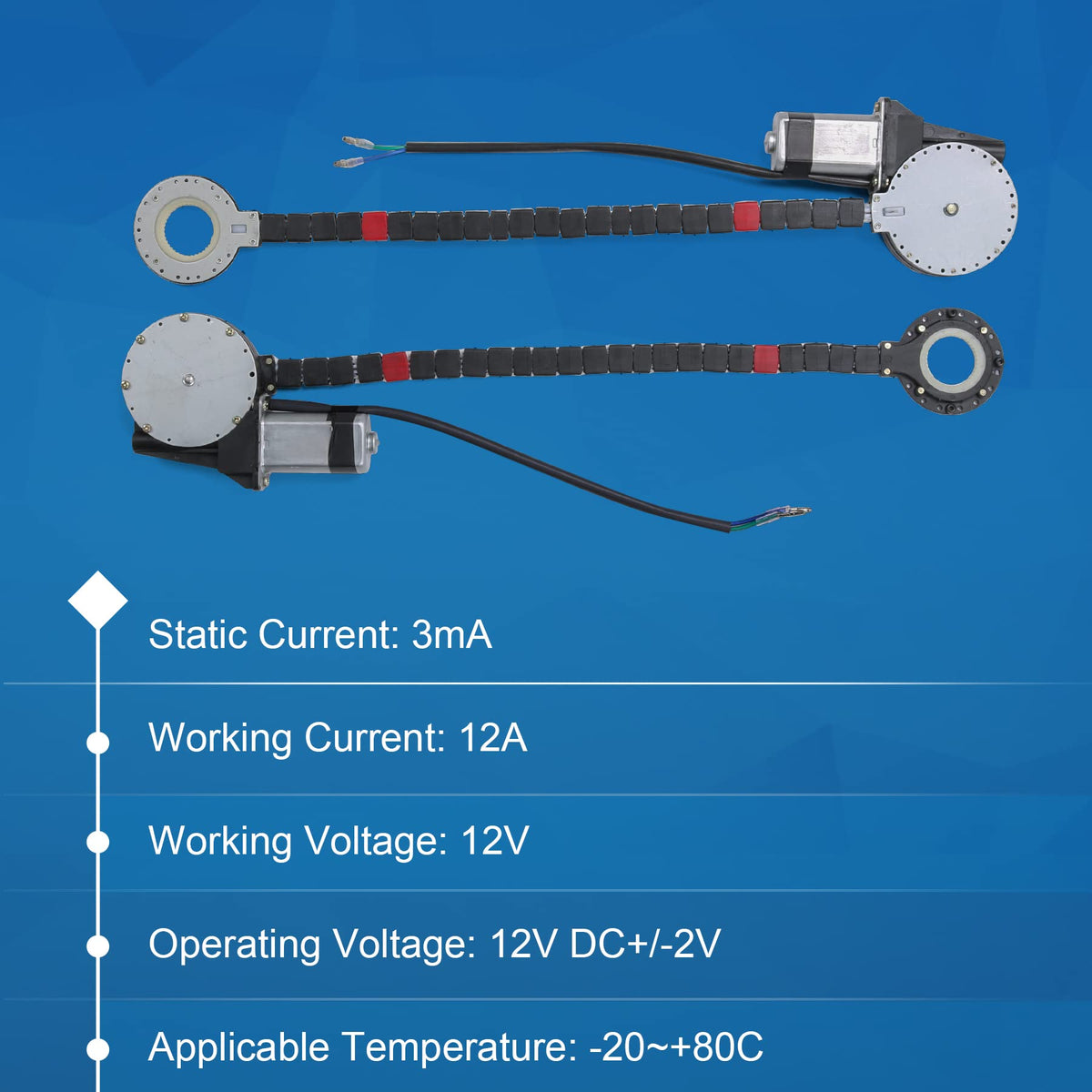 JDMSPEED regulator motor close-up highlighting durable construction and quiet operation