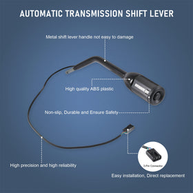 JDMSPEED lever installed in Ford console demonstrating proper alignment