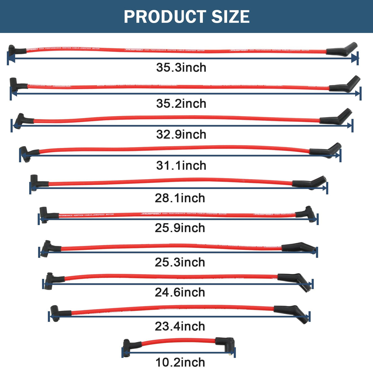JDMSPEED high-temp silicone boot detail protecting against heat and oil