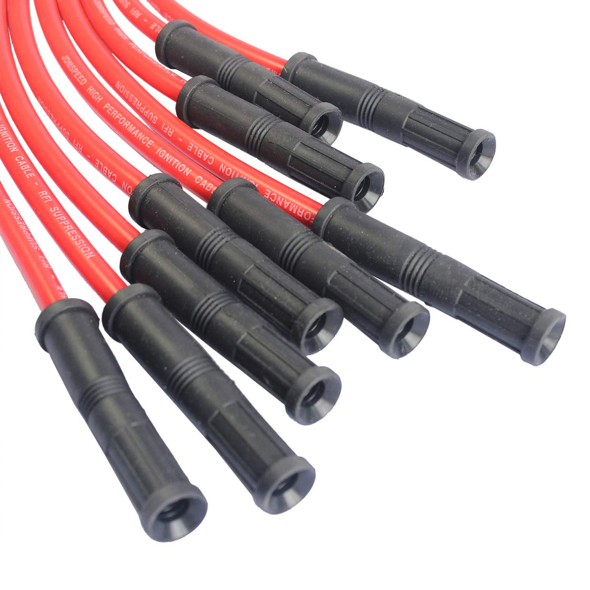 JDMSPEED wires beside a ruler showing scale for accurate fitment and ordering confidence