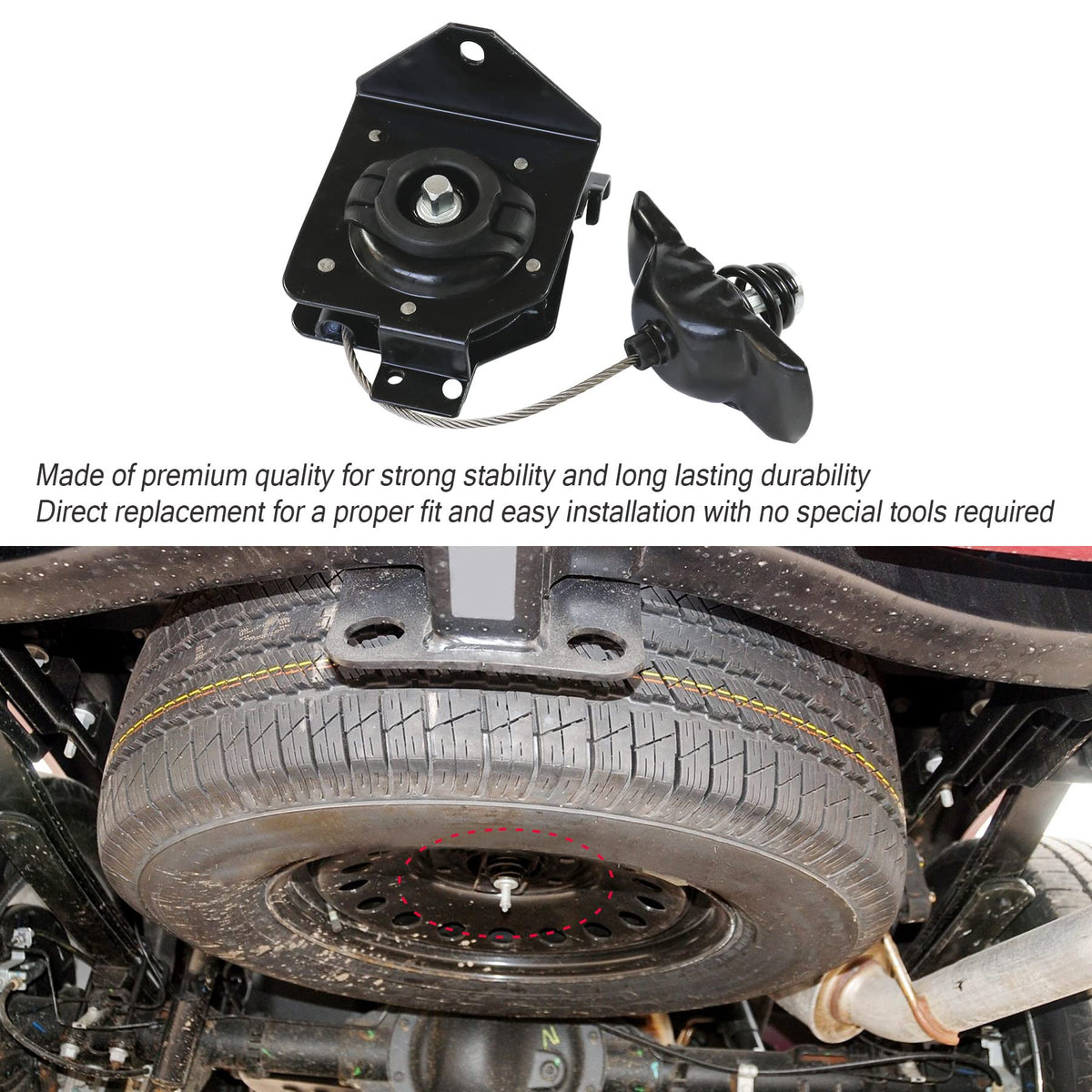 JDMSPEED hoist next to ruler to show scale and aid fitment decisions