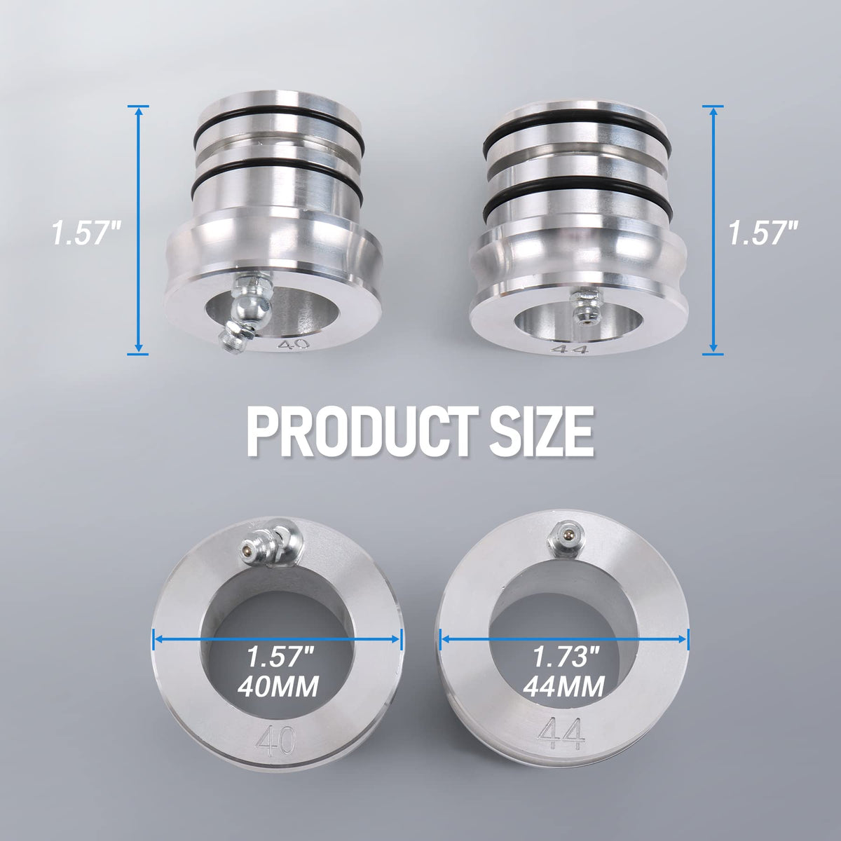JDMSPEED steel grease fitting detail illustrating secure grease-gun connection and reliable service