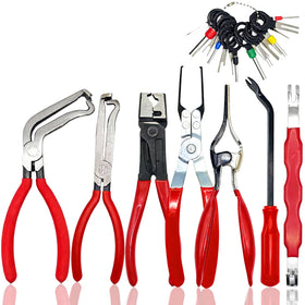 JDUanL kit front view showing all seven pliers for fast identification and storage