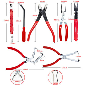 JDUanL trim removal pliers pulling a door panel safe prying without breaking clips