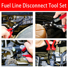 JDUanL using fuel line caliper to release hose clamp safely and quickly