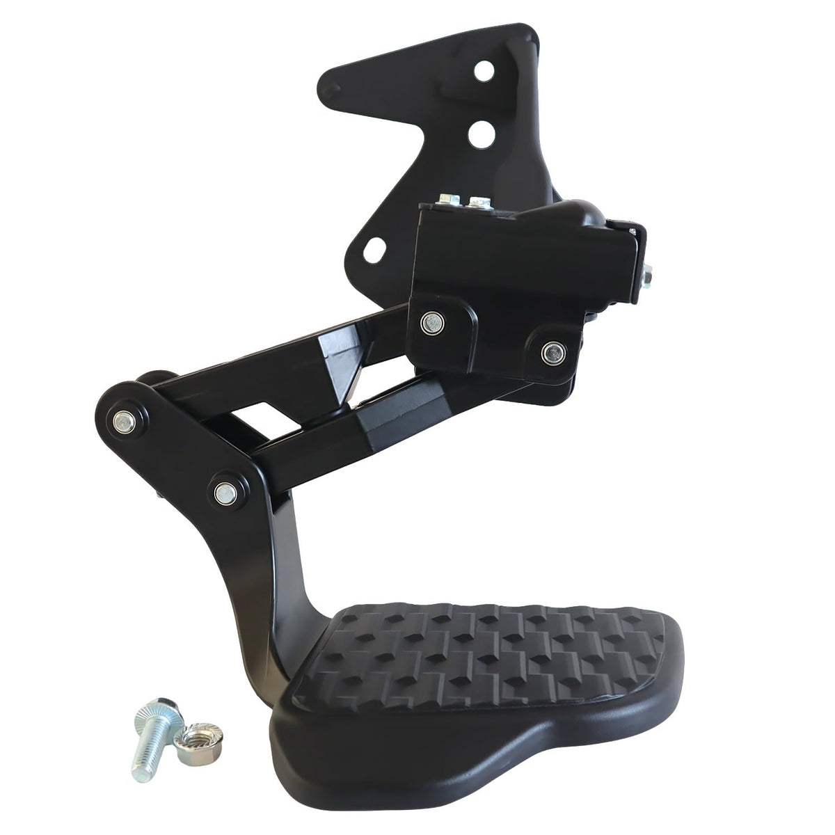 JDZHYR rear bed step front view showing solid construction and fit