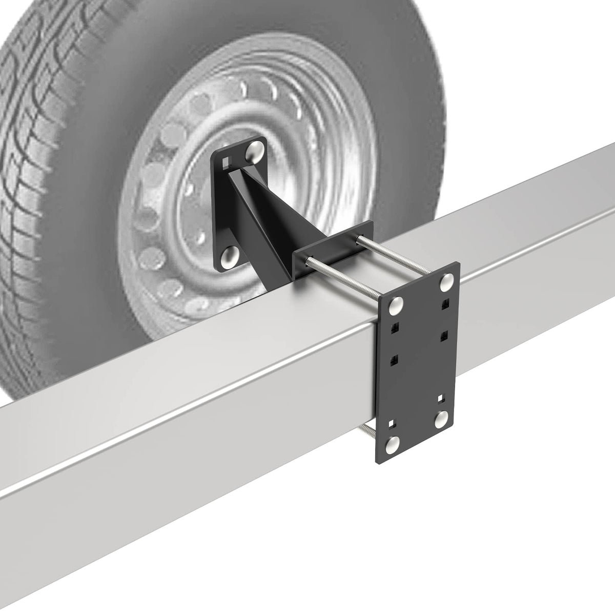 JEACENT close-up of welded triangle plate highlighting heavy-duty reinforcement