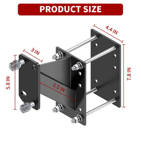 JEACENT double-nut locking detail demonstrating anti-loosening security