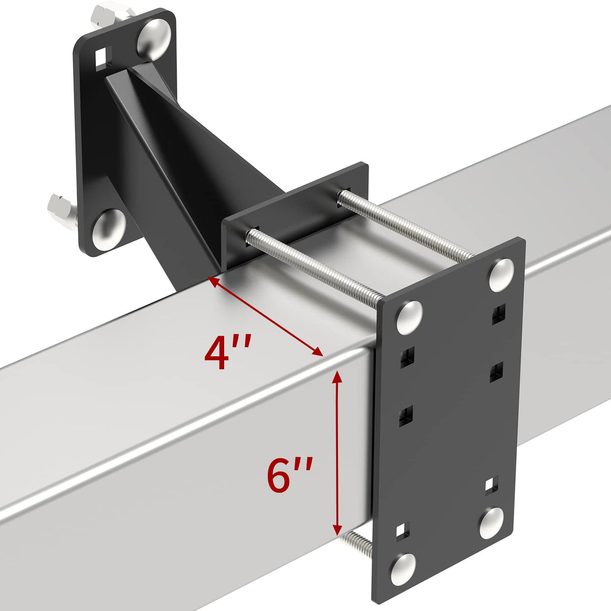 JEACENT scale comparison with ruler showing fit for common trailer tongues