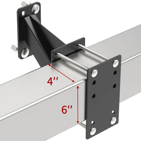 JEACENT scale comparison with ruler showing fit for common trailer tongues