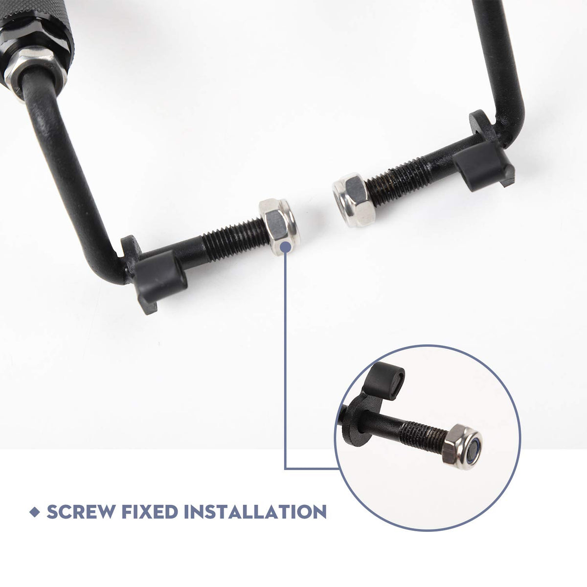 JeCar foot pegs on Jeep with doors off enabling relaxed riding benefit