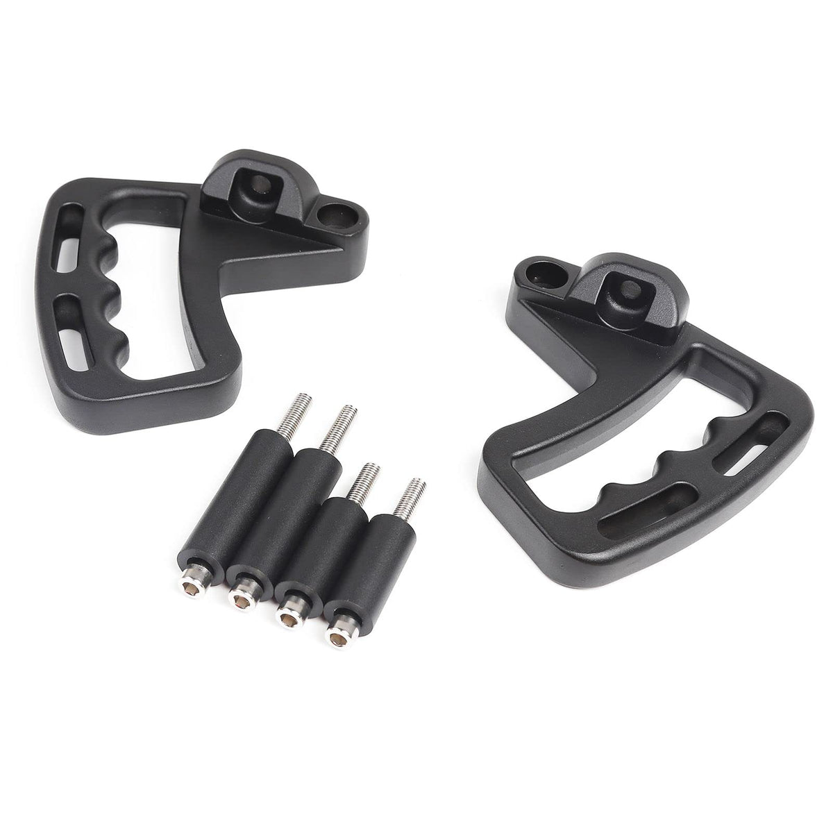 JeCar front view showing grab handle mounted and durable finish
