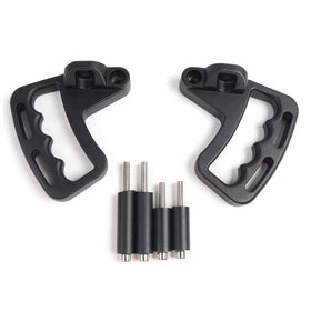 JeCar front grab handles front view showing sleek profile and secure grip benefit