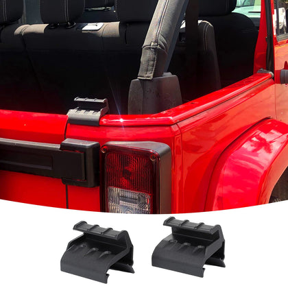 JeCar front view of clip pair showing design and fit benefit