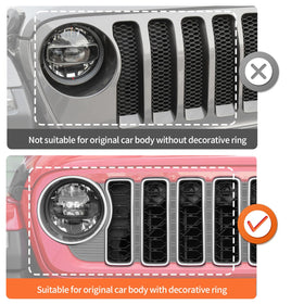 JeCar headlight cover closeup showing fit and protective bezel finish