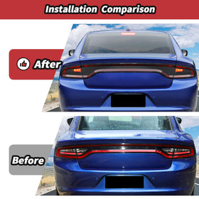 JeCar installed on Charger rear shows enhanced style and protective benefit