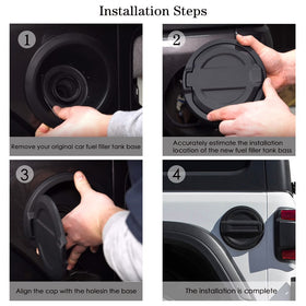 JeCar installed on Wrangler side angle demonstrating fitted aggressive appearance